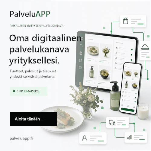 Palveluapp - yrittäjän kanava asiakkaiden tavoittamiseen