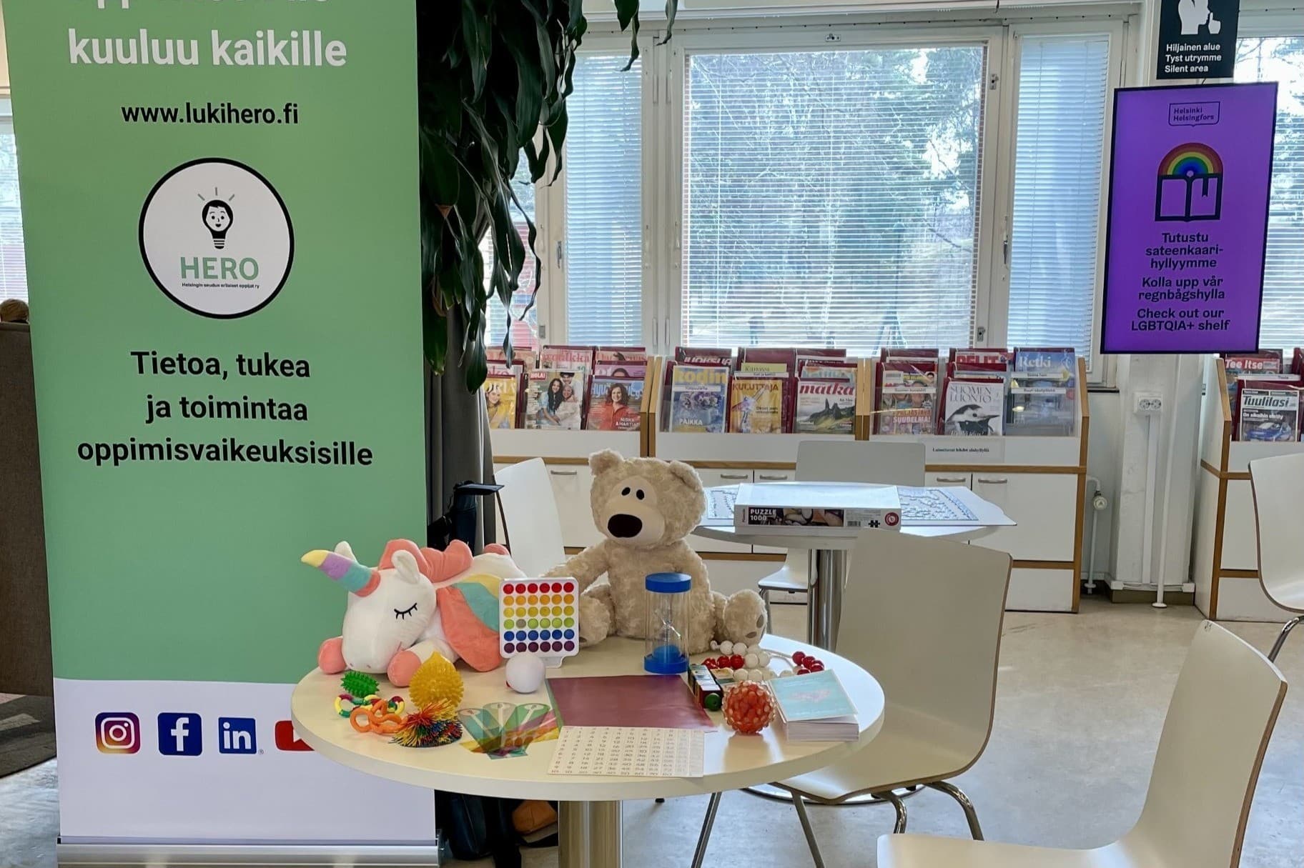 Lukineuvontaa Etelä-Haagan kirjastossa - tapahtuman kuva