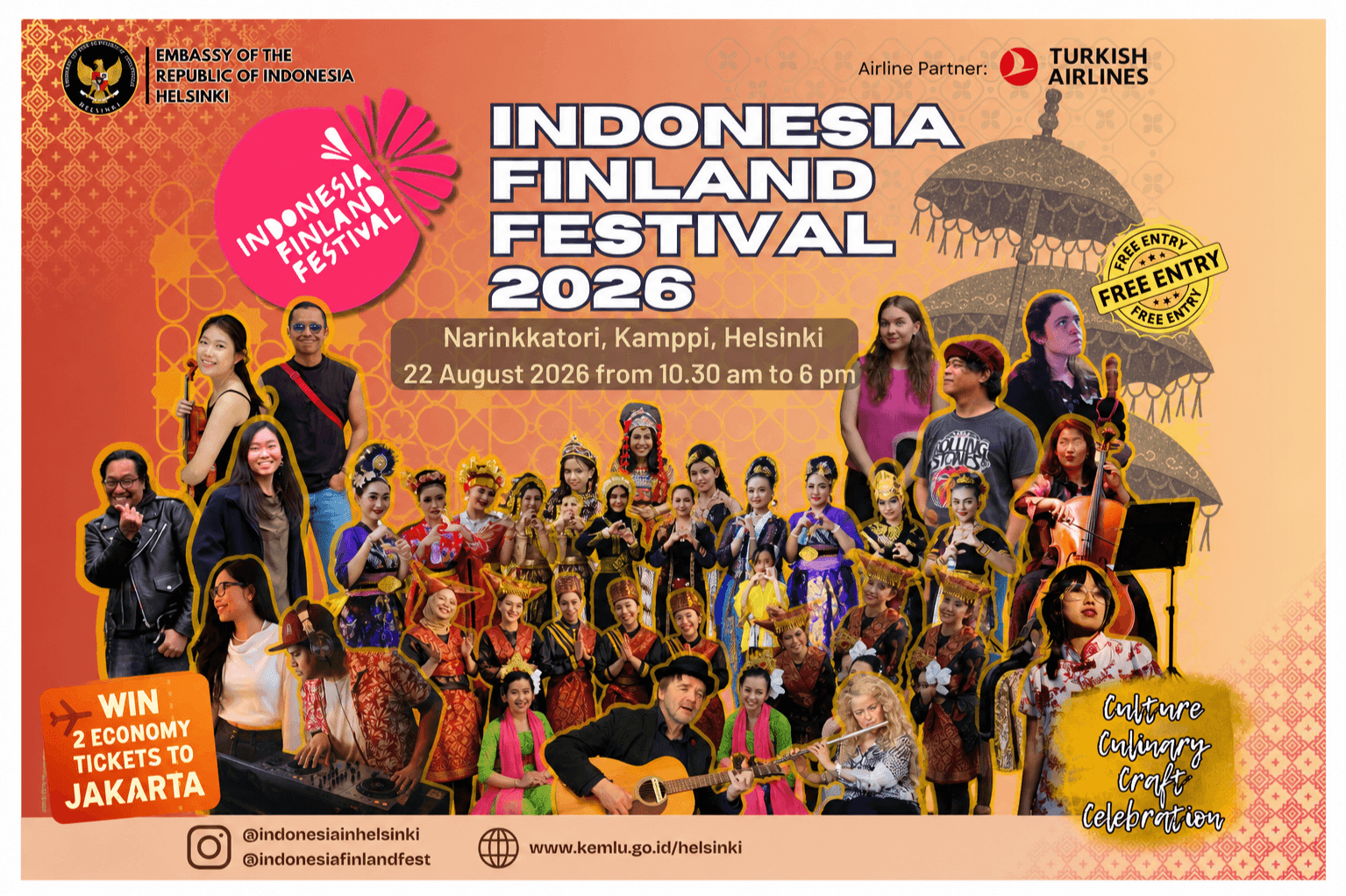 Indonesia-Suomi Festivaali 2026 - tapahtuman kuva