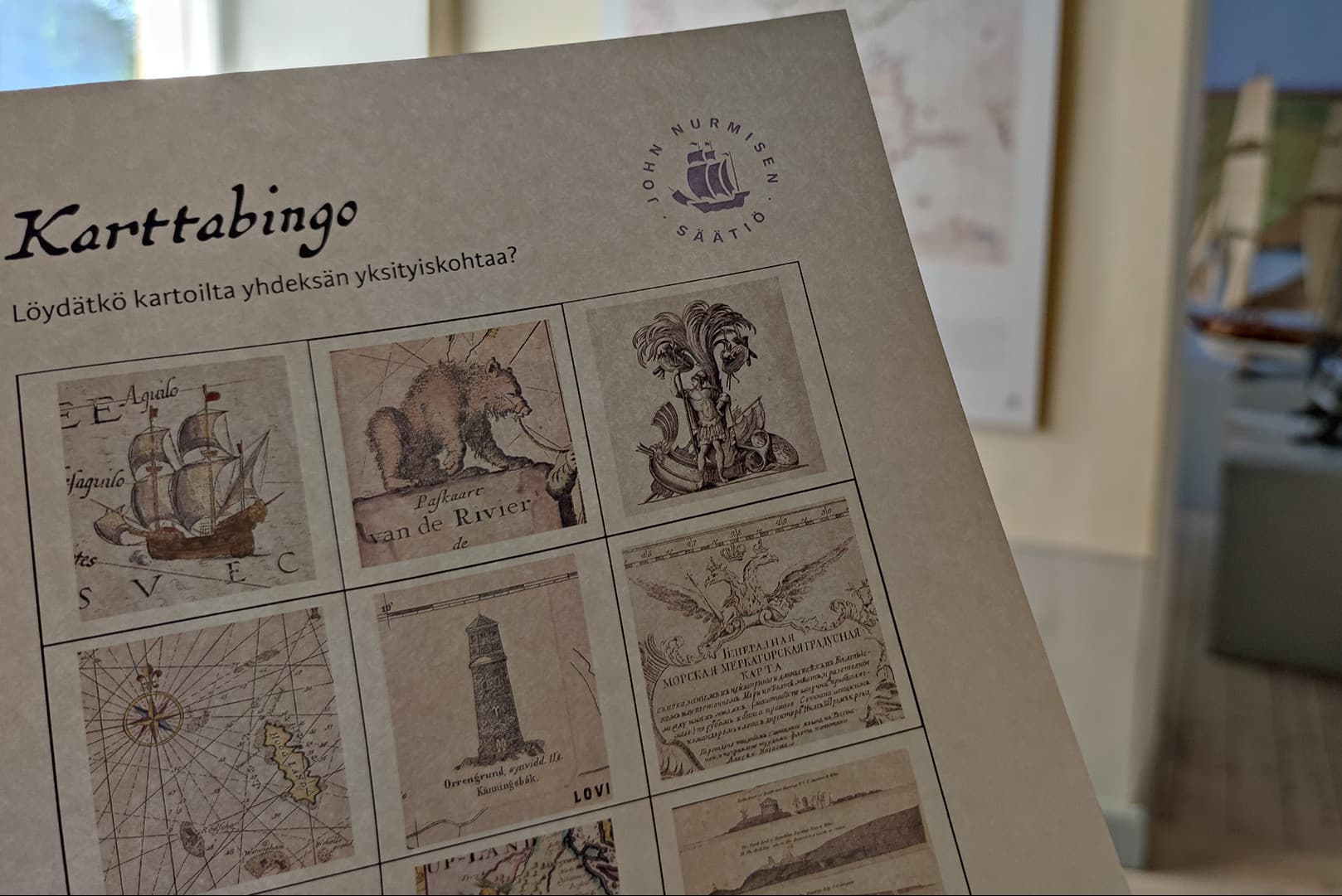 Karttabingo Ehrensvärd-museossa - tapahtuman kuva