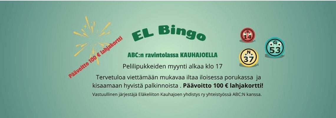EL Bingo - tapahtuman kuva
