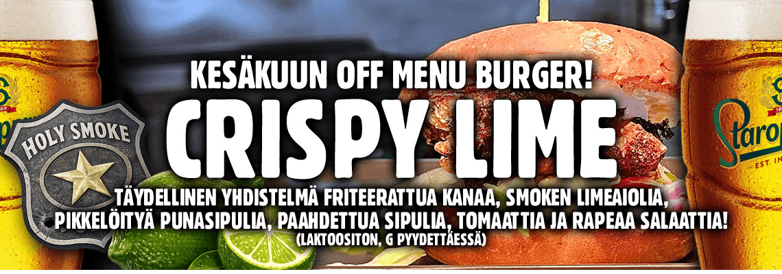 KUUKAUDEN OFF MENU BURGER - tapahtuman kuva