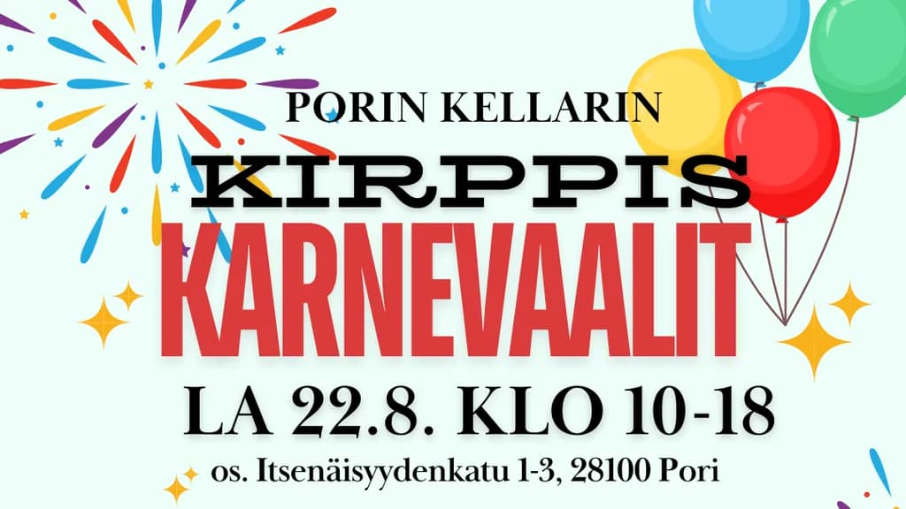 Porin Kellari Kirppis Karnevaali - tapahtuman kuva