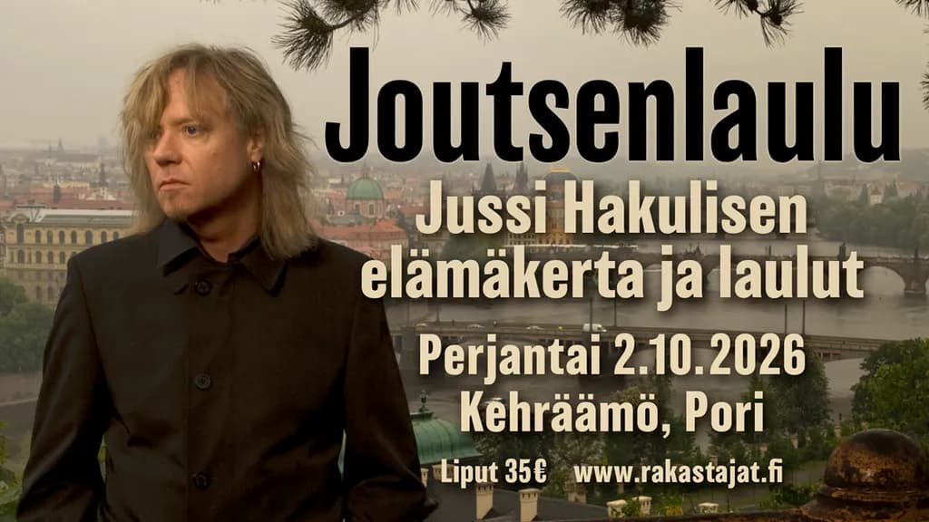 Kehräämö Live+ Joutsenlaulu- Jussi Hakulisen elämäkerta ja laulut - tapahtuman kuva