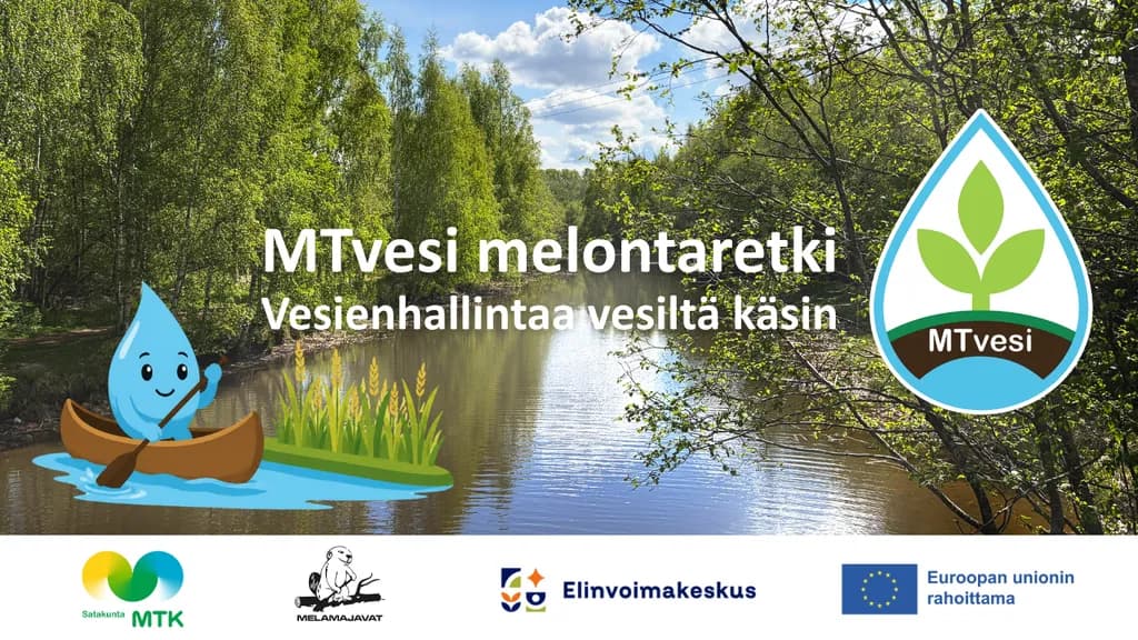 MTvesi melontaretki – Vesienhallintaa vesiltä käsin - tapahtuman kuva