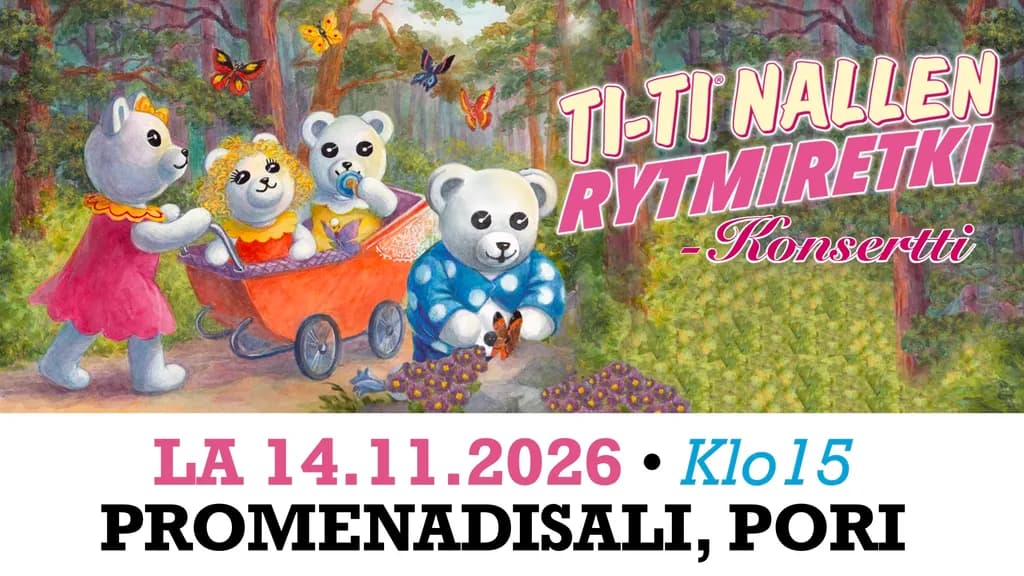 Ti-Ti Nallen Rytmiretki -konsertti - tapahtuman kuva