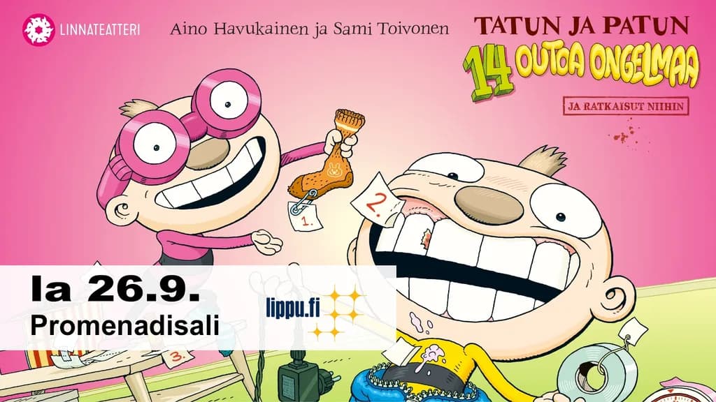 Tatun ja Patun 14 outoa ongelmaa - tapahtuman kuva