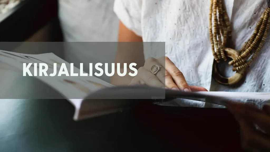 Kirjallisuusryhmä läheisille - tapahtuman kuva