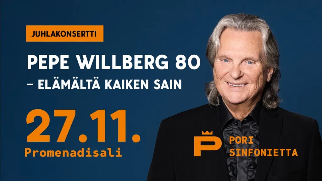Pepe Willberg 80 – Elämältä kaiken sain - tapahtuman kuva