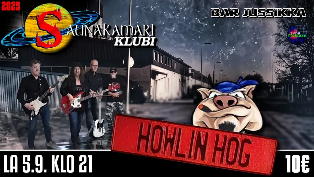 Saunakamari Klubi 29: Howlin' Hog - tapahtuman kuva