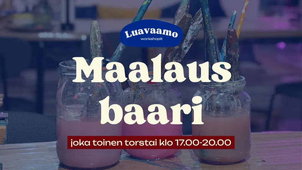 Avoin maalausbaari - tapahtuman kuva