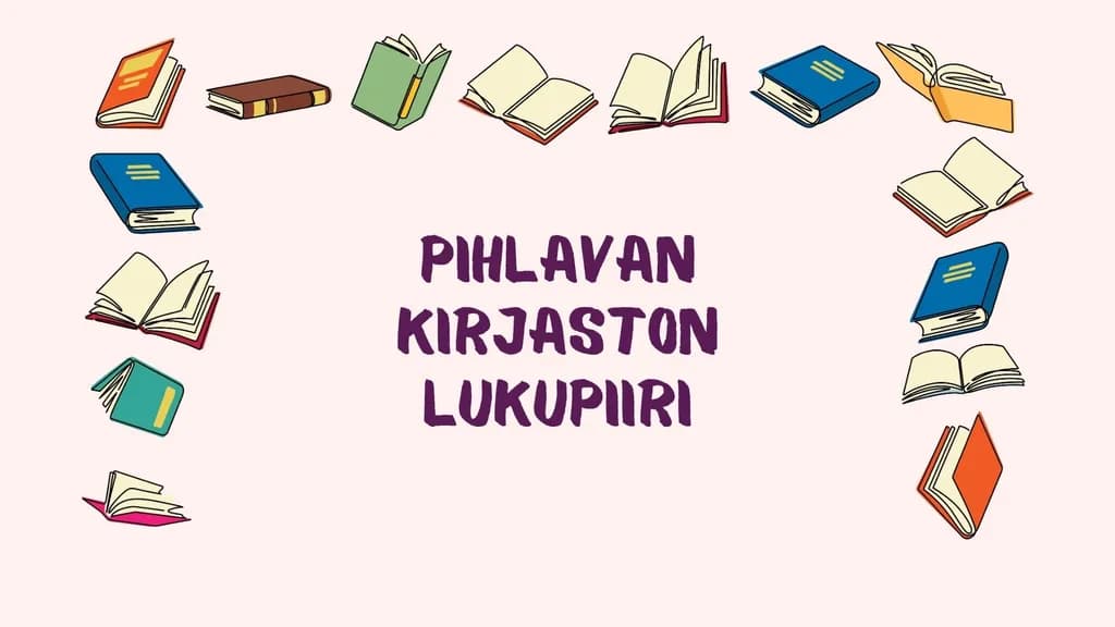 Pihlavan kirjaston lukupiiri - tapahtuman kuva