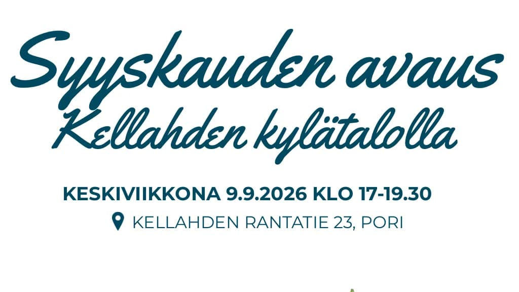 Syyskauden avaus Kellahden kylätalolla - tapahtuman kuva