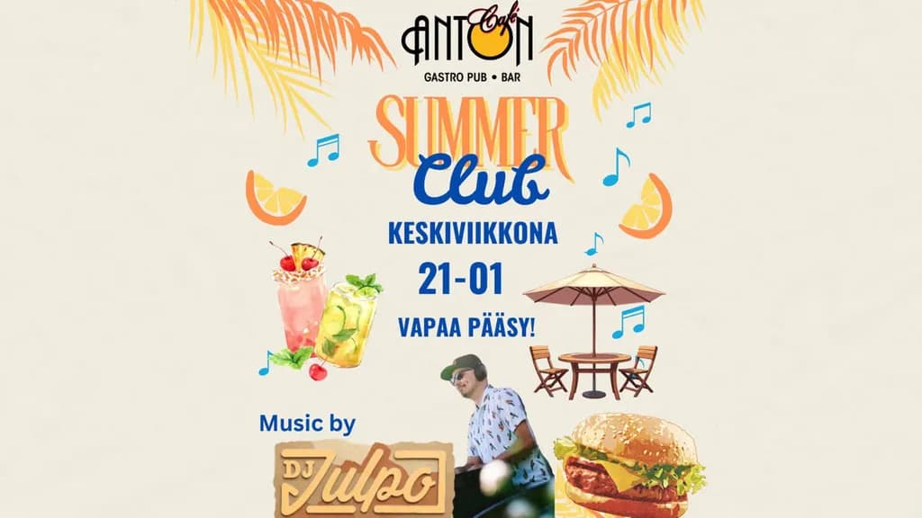 Cafe Anton Summer Club - tapahtuman kuva