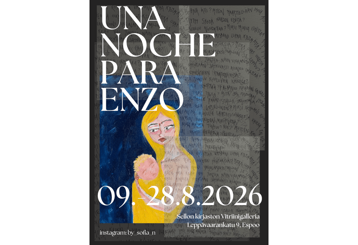 Sofia Nieminen: Una noche para Enzo (taidenäyttely) - tapahtuman kuva