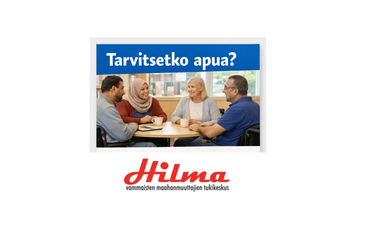 Vammaisten maahanmuuttajien tukikeskus Hilma kirjastolla - tapahtuman kuva