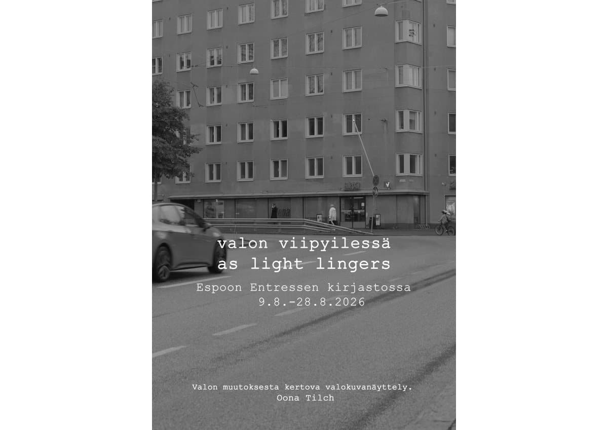 Oona Tilch: Valon viipyillessä (valokuvanäyttely) - tapahtuman kuva