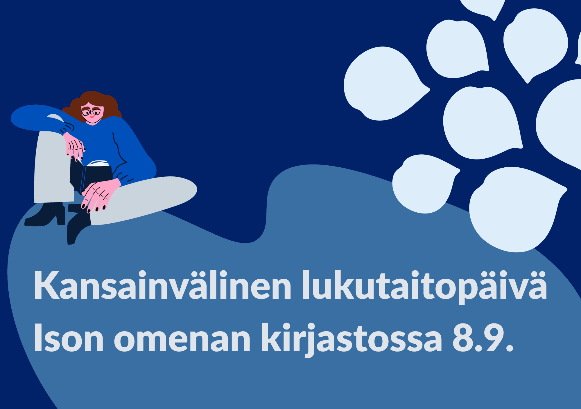 Kansainvälinen lukutaitopäivä Ison omenan kirjastossa - tapahtuman kuva