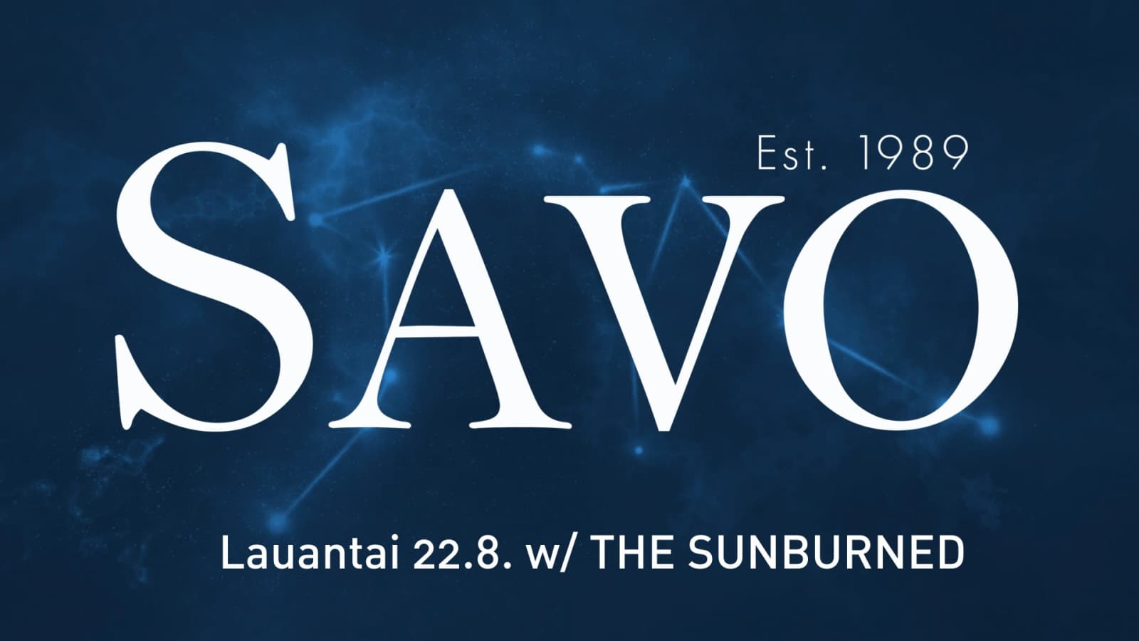 Savo, The Sunburned - tapahtuman kuva