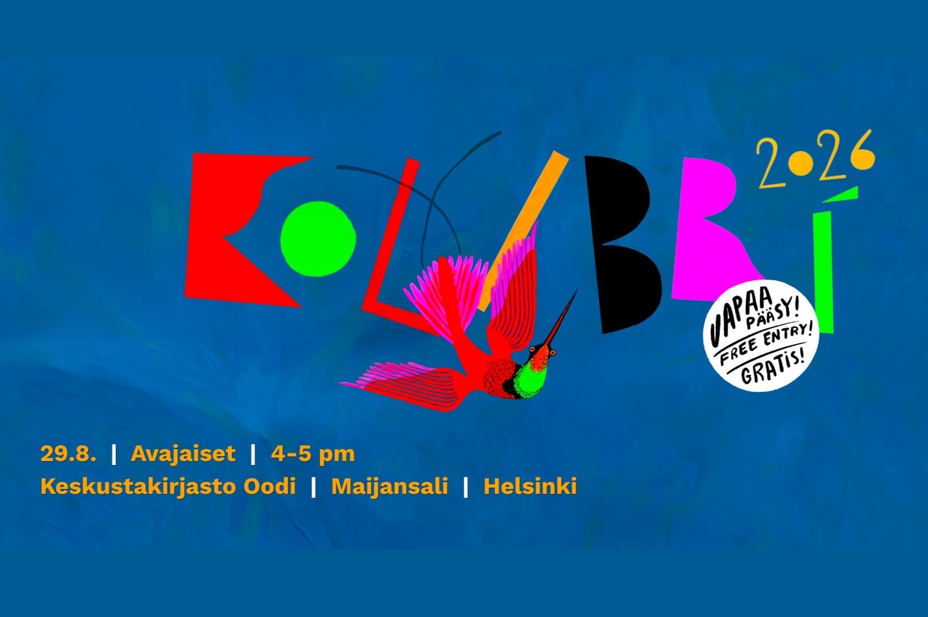 Kolibrí-festivaalin avajaiset - tapahtuman kuva