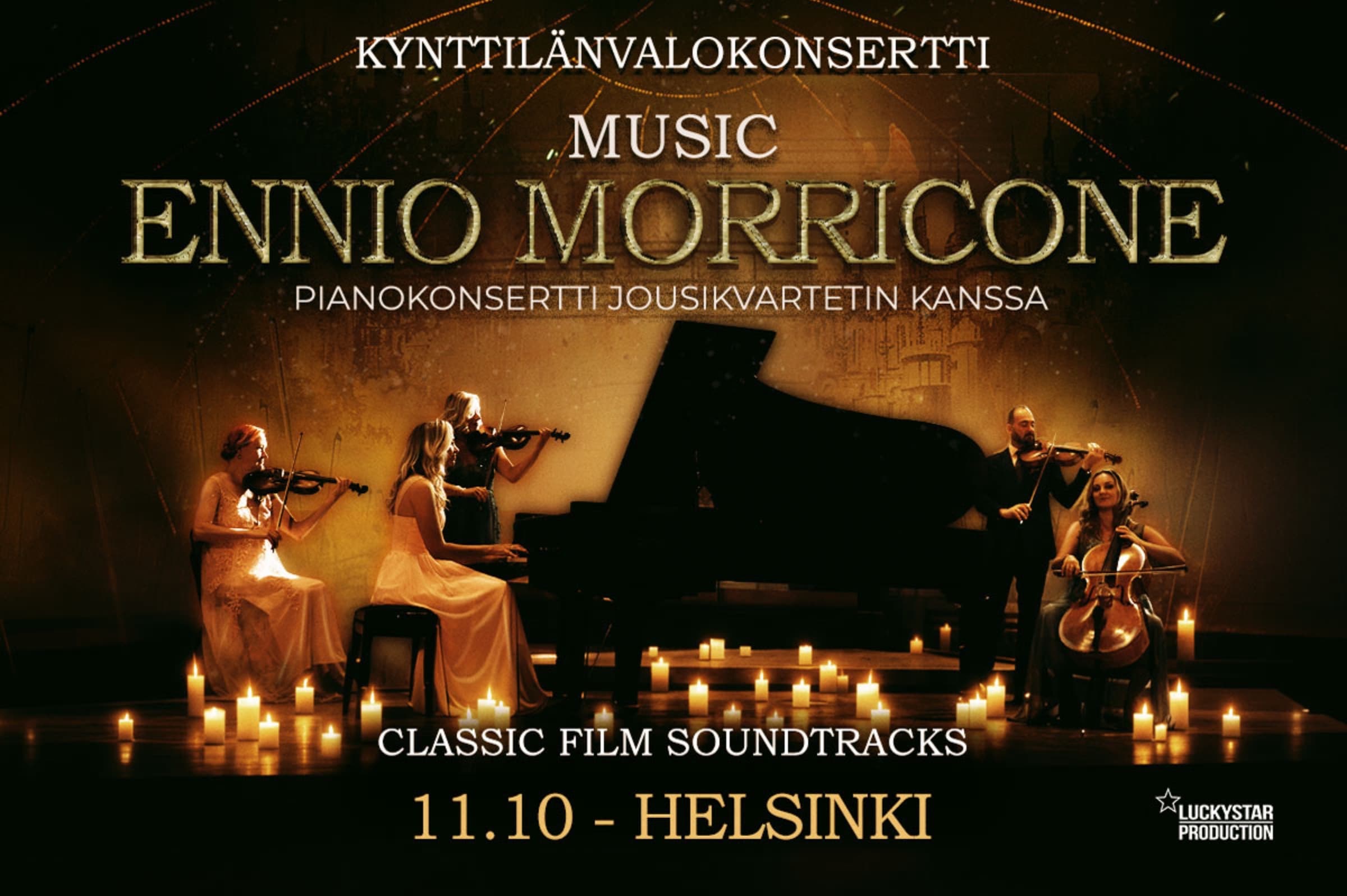 Kynttilänvalokonsertti: Ennio Morriconen musiikkia - tapahtuman kuva