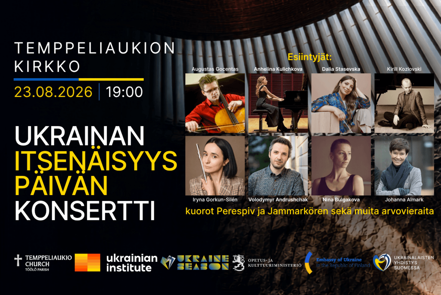Ukrainan Itsenäisyyspäivän konsertti - tapahtuman kuva