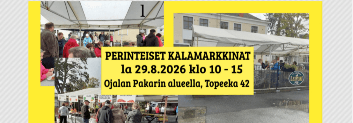 Kauhajoen Kalamarkkinat la 29.8. klo 10-15 - tapahtuman kuva