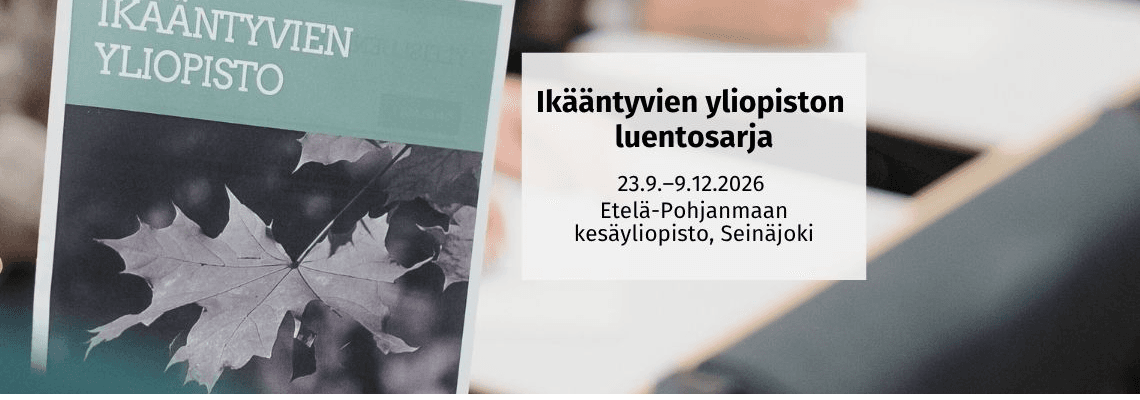 Ikääntyvien yliopiston luento - tapahtuman kuva