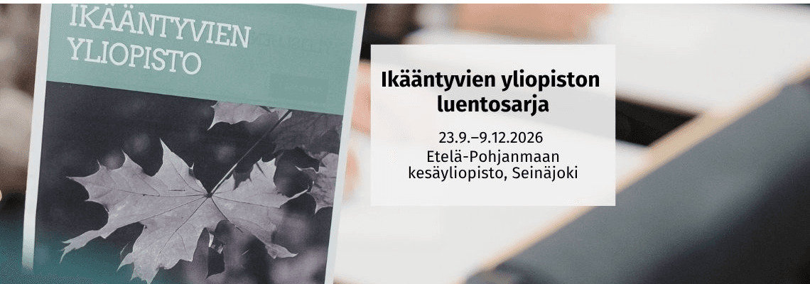 Ikääntyvien yliopiston luento - tapahtuman kuva