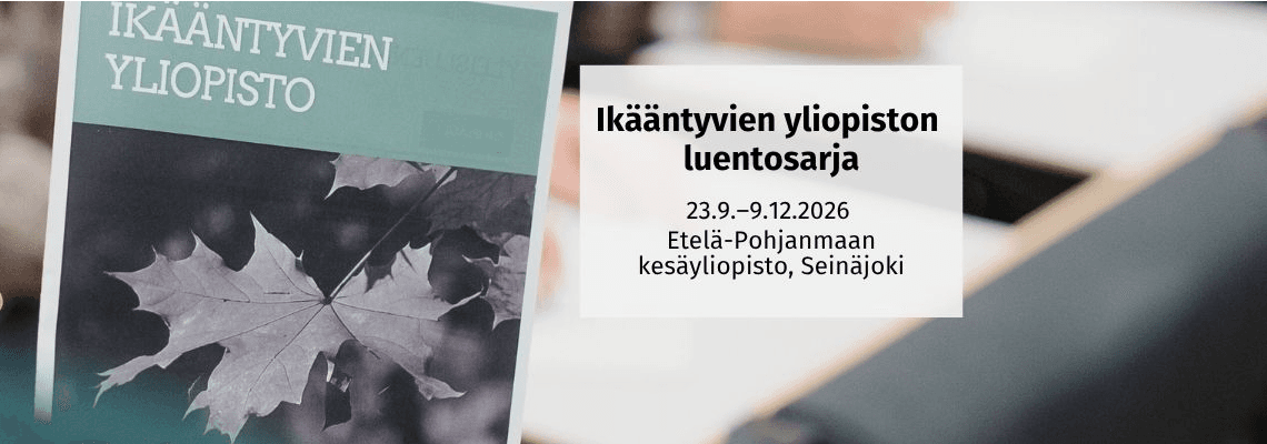Ikääntyvien yliopiston luento - tapahtuman kuva