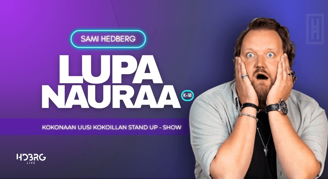 Sami Hedberg - Lupa Nauraa - tapahtuman kuva