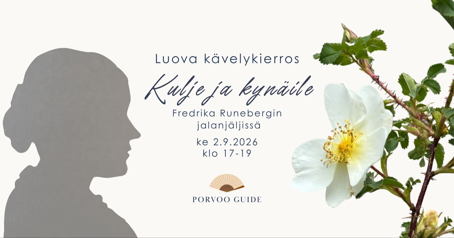 Kulje ja kynäile Fredrika Runebergin jalanjäljissä - tapahtuman kuva