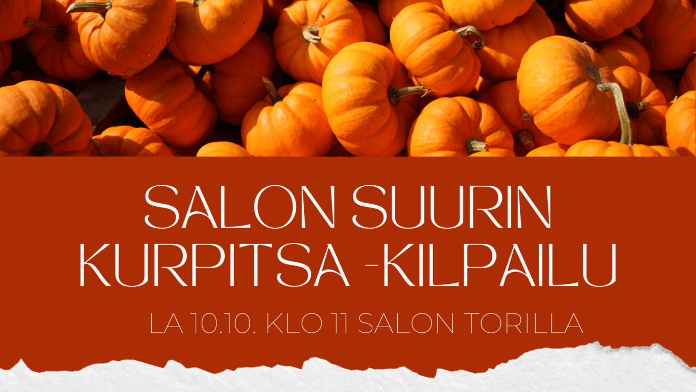 Salon suurin kurpitsa 2026 - tapahtuman kuva