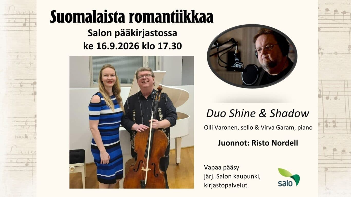 Suomalaista romantiikkaa pääkirjastossa - tapahtuman kuva