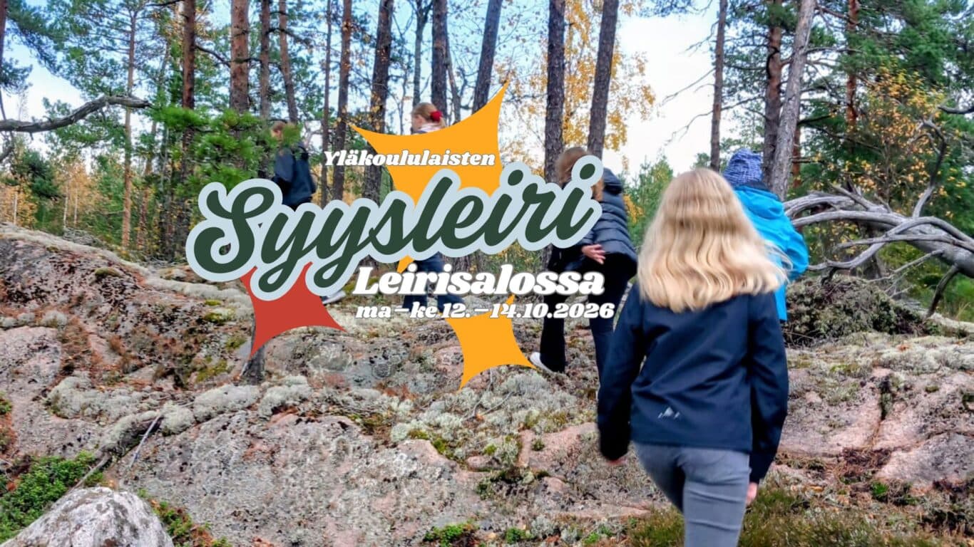 Yläkoululaisten syysleiri Leirisalossa - tapahtuman kuva