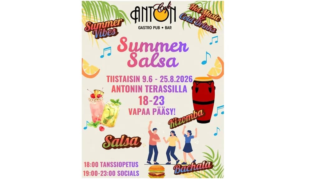 Cafe Anton Summer Salsa - tapahtuman kuva