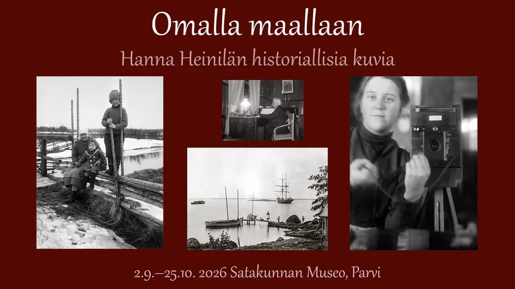 Avajaiset: Omalla maallaan - Hanna Heinilän historiallisia valokuvia - tapahtuman kuva