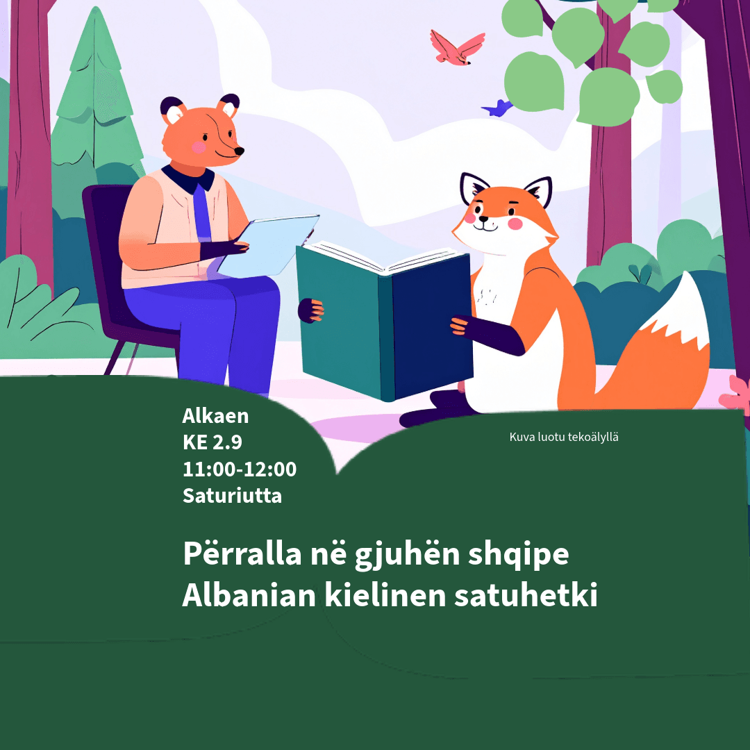 Albaniankielinen satuhetki - tapahtuman kuva