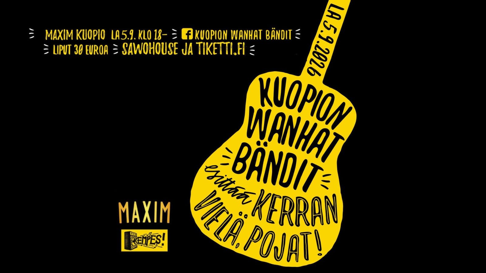 Kuopion Wanhat Bändit - tapahtuman kuva