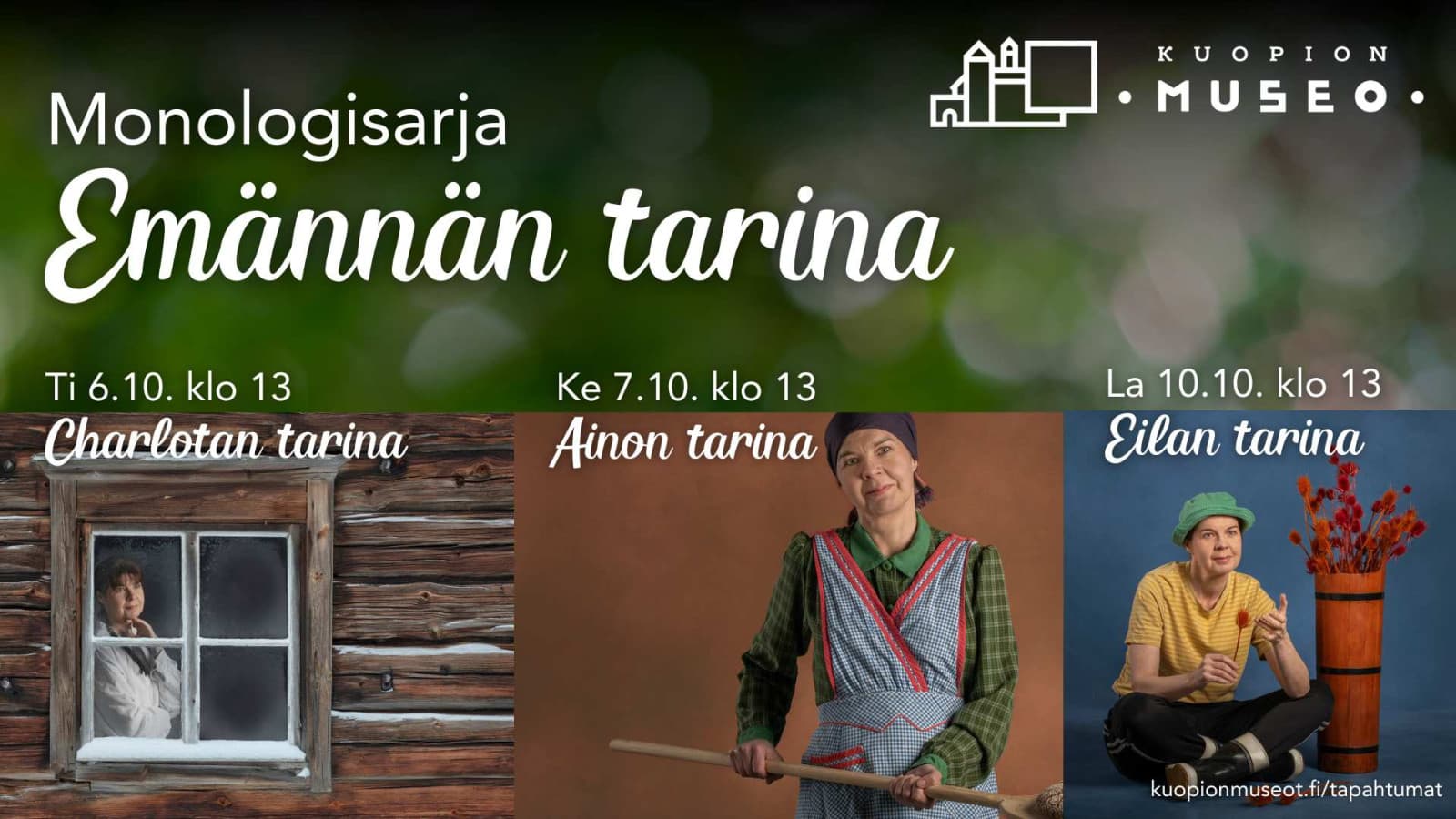 Monologisarja Emännän vuosisata - tapahtuman kuva