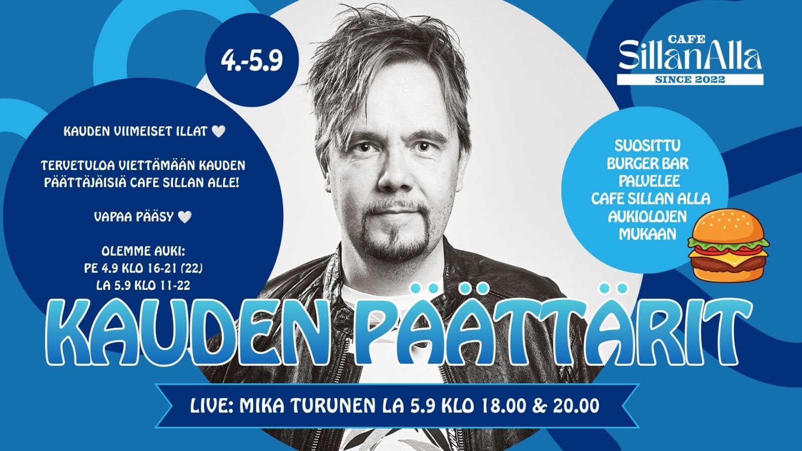 Cafe Sillan Alla: Kauden Päättärit - tapahtuman kuva